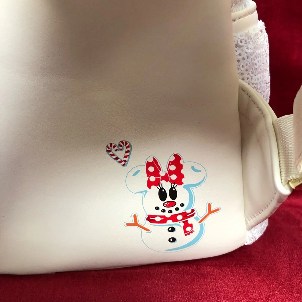 Loungefly Disney Winter Mickey Mini Backpack NWT